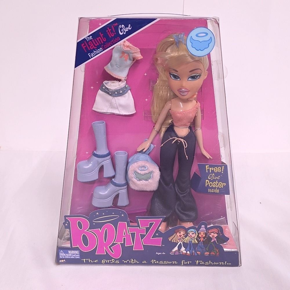 Bratz Flaunt It Cloe Doll 2002 MGA Entertainment NIB Y2K Retro Nostalgic